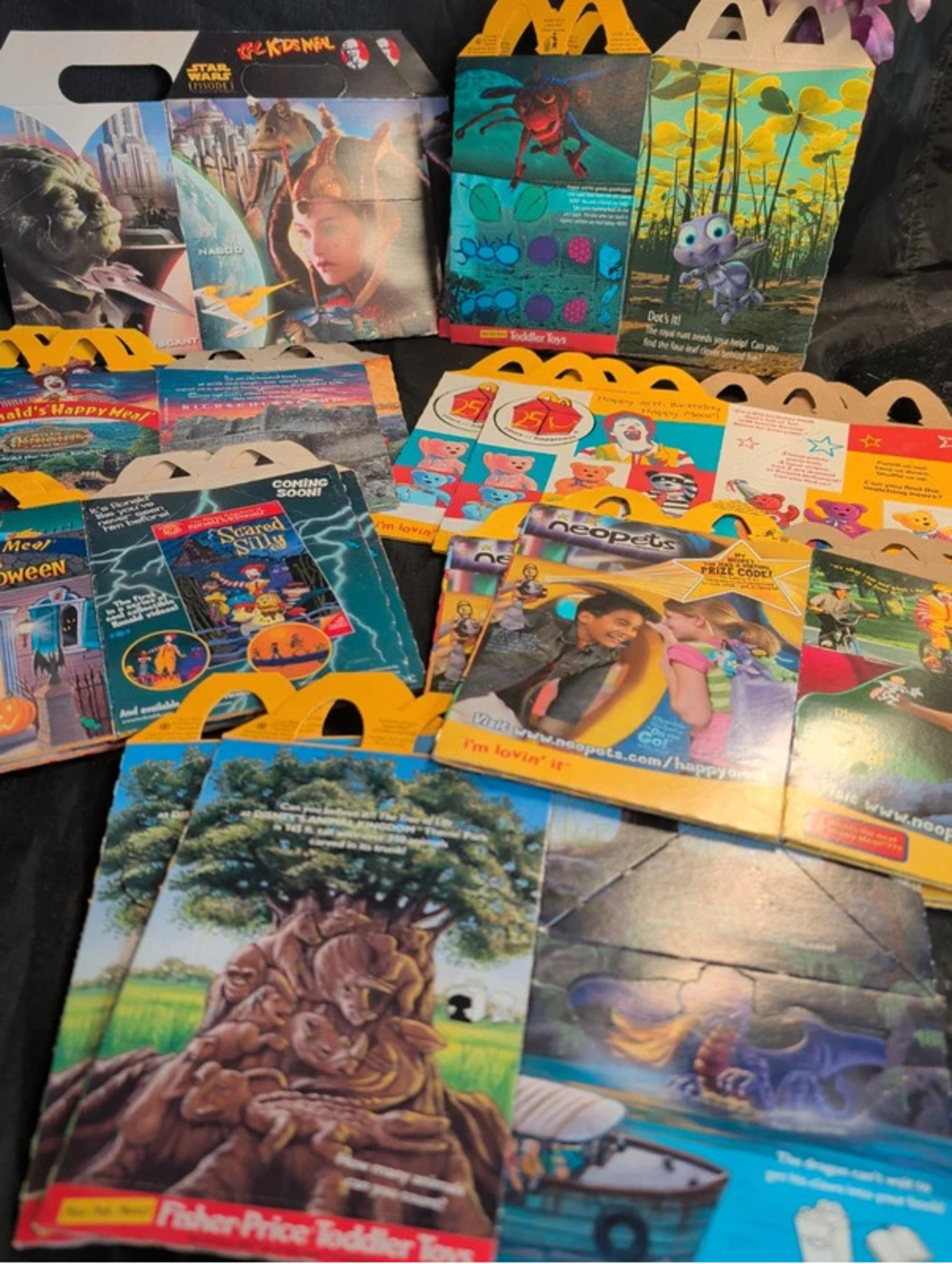 Vintage happy meal boxes cool unique gift boxes